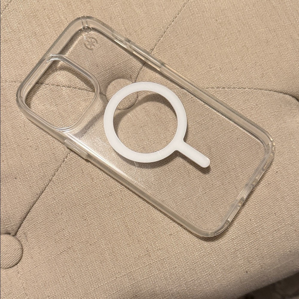 Speck Clear Mag Safe Phone Case - used once!